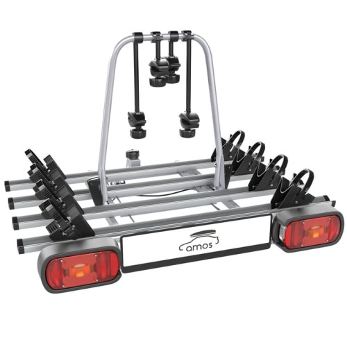 Przejdź do produktu Bagażnik rowerowy na hak platforma rowerowa Amos Giro 4 7PIN do 75kg odchylany