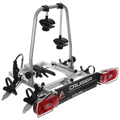 Przejdź do produktu Bagażnik rowerowy na hak Aguri Cruiser Silver 2 rowery