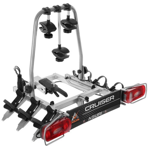 Przejdź do produktu Bagażnik rowerowy na hak Aguri Cruiser Silver 3 rowery