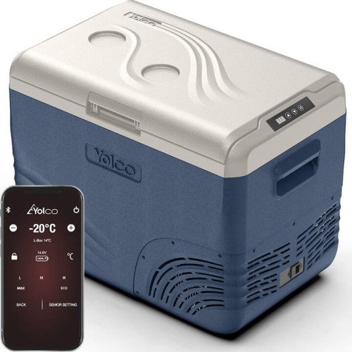 Przejdź do produktu Lodówka samochodowa z kompresorem Yolco NX40 Blue 37 L