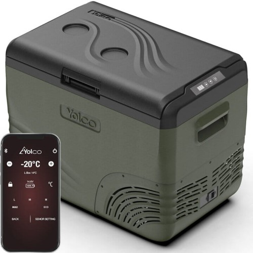 Przejdź do produktu Lodówka samochodowa z kompresorem Yolco NX40 Green 37 L