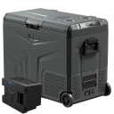 Lodówka samochodowa z kompresorem Yolco TCX60 Carbon 63L + bateria modułowa Yolco SC4