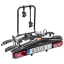 Bagażnik rowerowy na hak Aguri Active E-Bike 3 srebrny - rowery elektryczne
