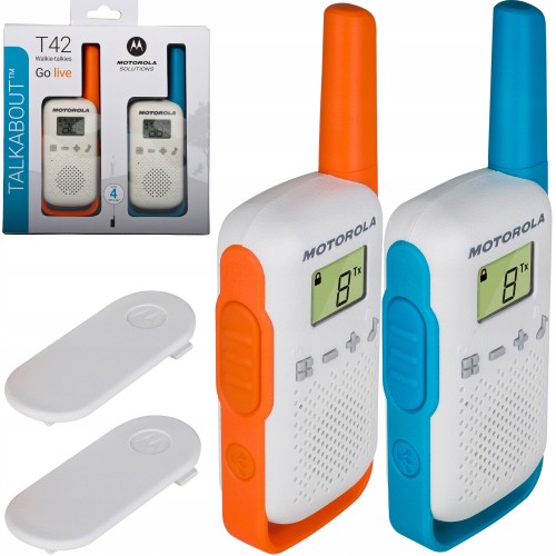 Przejdź do produktu Radiotelefon krótkofalówka Motorola T42 - 2 odbiorniki 