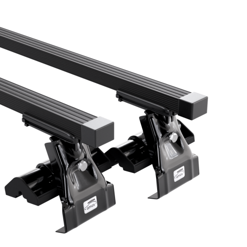 Przejdź do produktu Bagażnik bazowy AMOS Dromader D2 Aero Black 1,4m