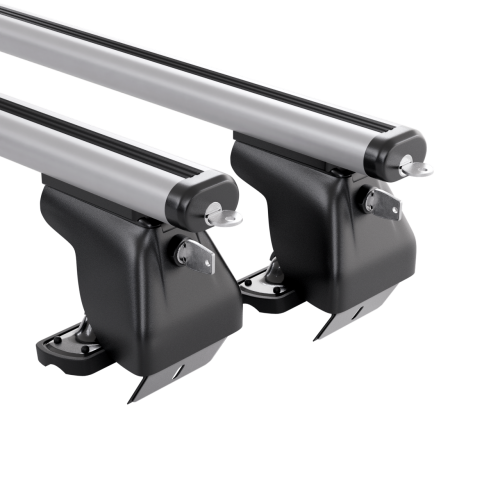Przejdź do produktu Bagażnik bazowy AMOS Dromader D6 Aero 1,4m + Zamek