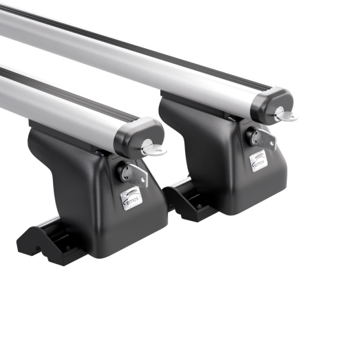 Przejdź do produktu Bagażnik bazowy AMOS Dromader DT Aero 1,65m + Zamek