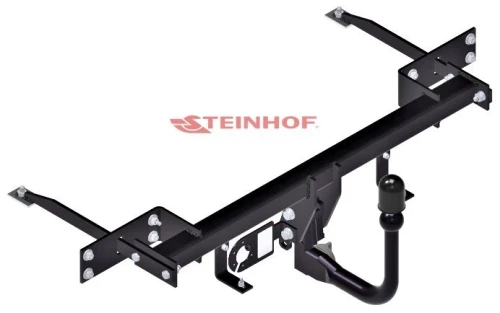 Hak holowniczy Steinhof Fiat Panda 2012→ — kula wypinana pionowo (typ V), 6.1 kN