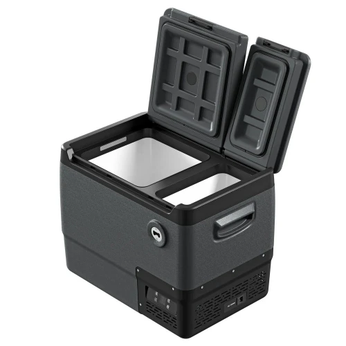 Lodówka samochodowa z kompresorem Yolco DX40 Grey 39 L + Bateria – ujęcie 6 - Sklep motozebra