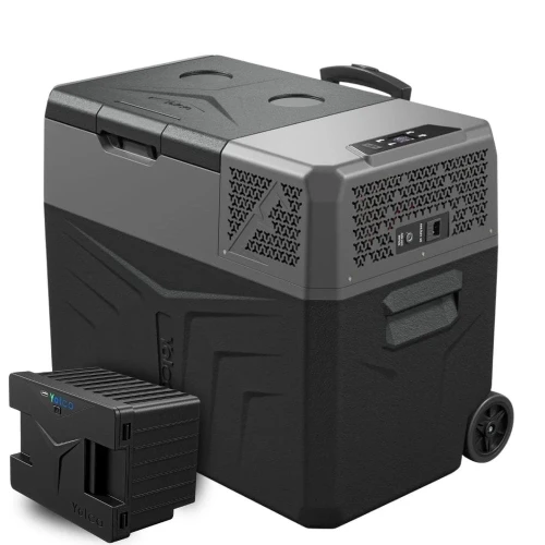 Lodówka samochodowa z kompresorem Yolco BCX40 Carbon 39 L + bateria modułowa Yolco SC4