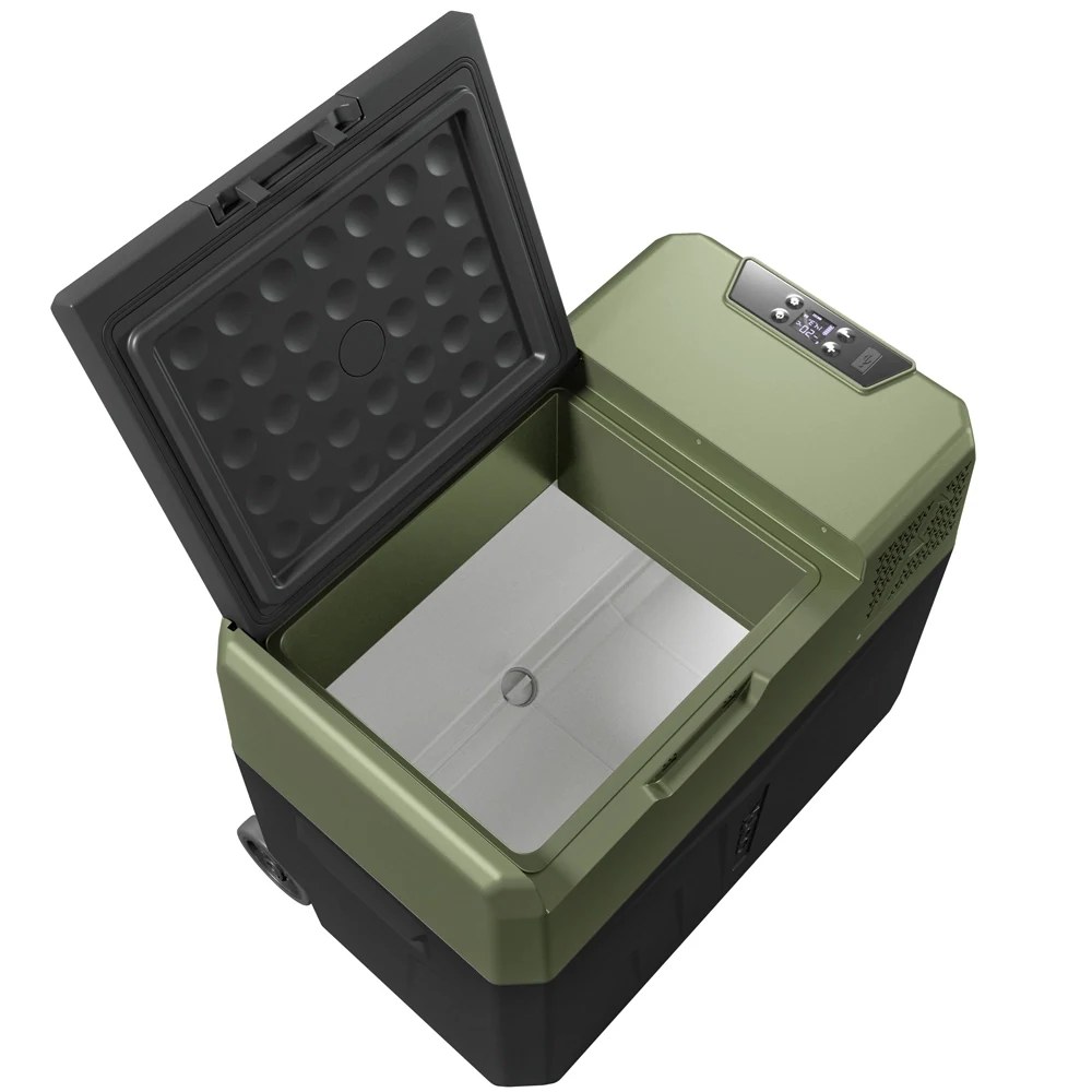 Lodówka samochodowa z kompresorem Yolco BCX40 Green 39 L + bateria modułowa Yolco SC4 – ujęcie 5 - Sklep motozebra