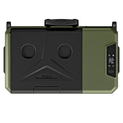 Lodówka samochodowa z kompresorem Yolco BCX40 Green 39 L + bateria modułowa Yolco SC4 – ujęcie 8 - Sklep motozebra
