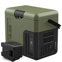 Lodówka samochodowa z kompresorem Yolco ET18 GREEN 17 L + bateria modułowa Yolco SC4B