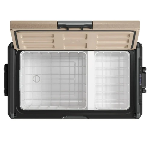 Lodówka samochodowa z kompresorem Yolco TCX60 Sand 63L + bateria modułowa Yolco SC4 – ujęcie 8 - Sklep motozebra