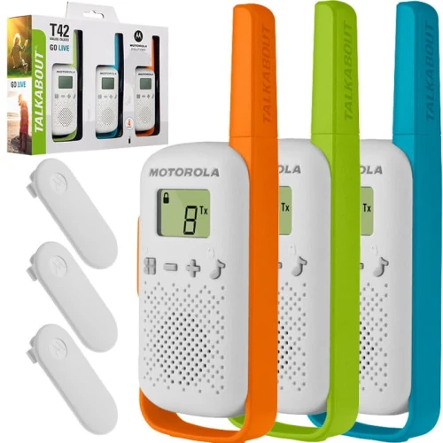 Przejdź do produktu Radiotelefon krótkofalówka Motorola T42 - 3 odbiorniki
