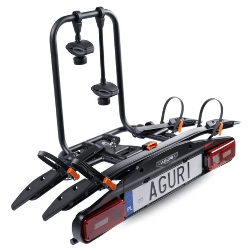Bagażnik rowerowy na hak Aguri Active Bike PRO 2 czarny