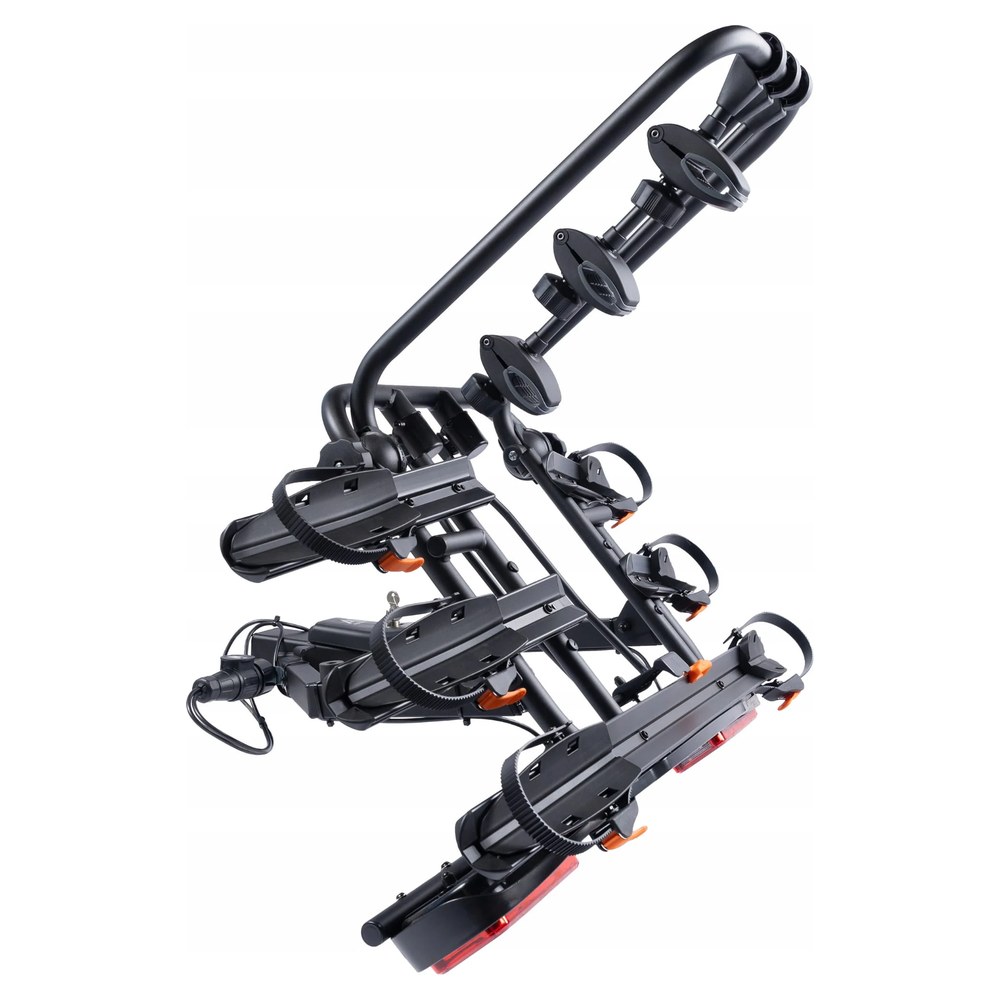Aguri Active Bike PRO 3 czarny – platforma uchylona w dół, pozycja do transportu - Sklep motozebra