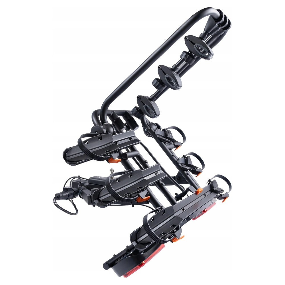 Aguri Active Bike PRO 4 czarny – packshot z boku, platforma rozłożona pod kątem - Sklep motozebra
