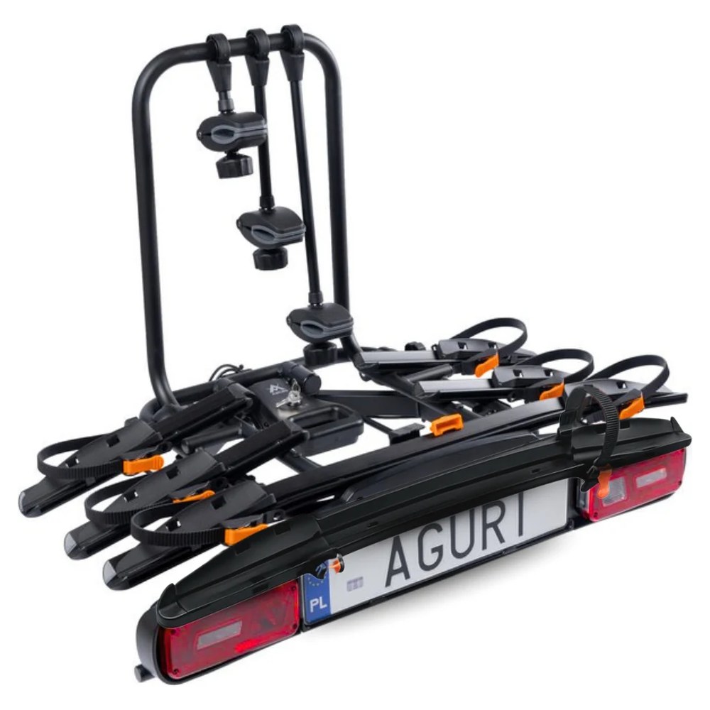 Aguri Active Bike PRO 4 czarny – packshot z prawej strony, pełny widok platformy - Sklep motozebra