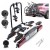 Aguri Active Bike PRO 2 srebrny z rowerami na aucie i kluczyki – infografika produktowa - Sklep motozebra