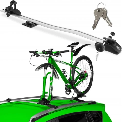 Przejdź do produktu Uchwyt rowerowy na dach Aguri Marathon Basic Srebrny