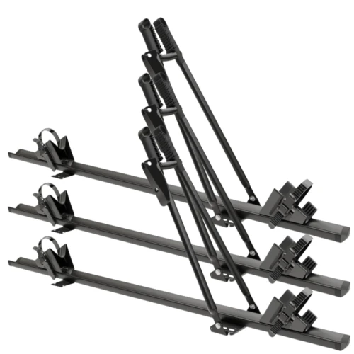 Przejdź do produktu 4x Uchwyt rowerowy na dach Amos Tour Czarny 