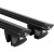Bagażnik bazowy AMOS Alfa Dynamic Black 1,3m + Zamek