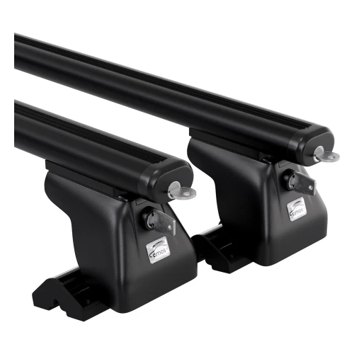 Bagażnik bazowy AMOS Dromader C15 Aero Black 1,3m + Zamek
