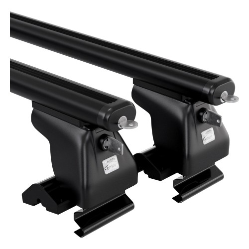Przejdź do produktu Bagażnik bazowy AMOS Dromader D3 Aero Black 1,4m + Zamek