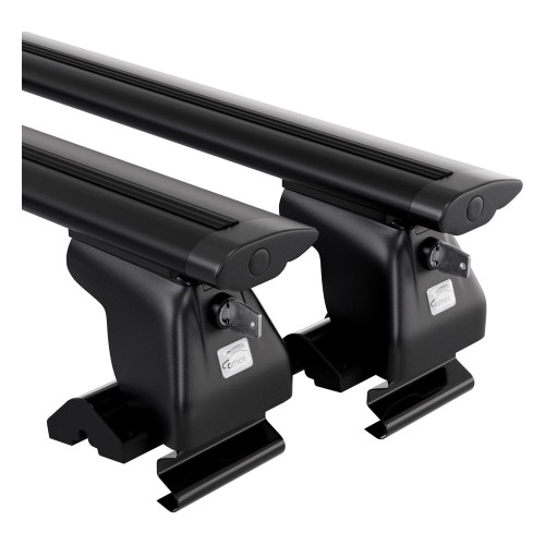 Przejdź do produktu Bagażnik bazowy AMOS Dromader D5 Dynamic Black 1,65m + Zamek