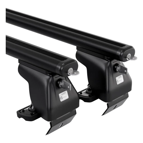 Bagażnik bazowy AMOS Dromader D6 Aero Black 1,3m + Zamek
