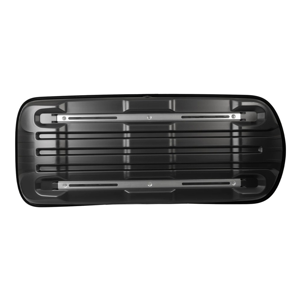 Box dachowy Inter Pack Traxer 6.6 antracyt 410L – ujęcie od strony tylnej boxa, krawędź tył