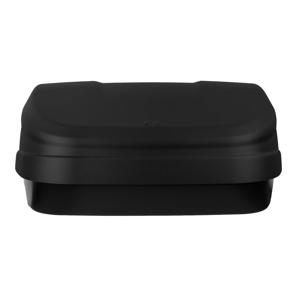 Box dachowy Inter Pack Monsun M czarny mat 470L – widok z przodu z emblematem ITX