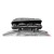 Box dachowy Inter Pack Monsun PRO M czarny metalik - 470L – box zainstalowany na dachu SUV-a, real-life widok z boku przy drodze