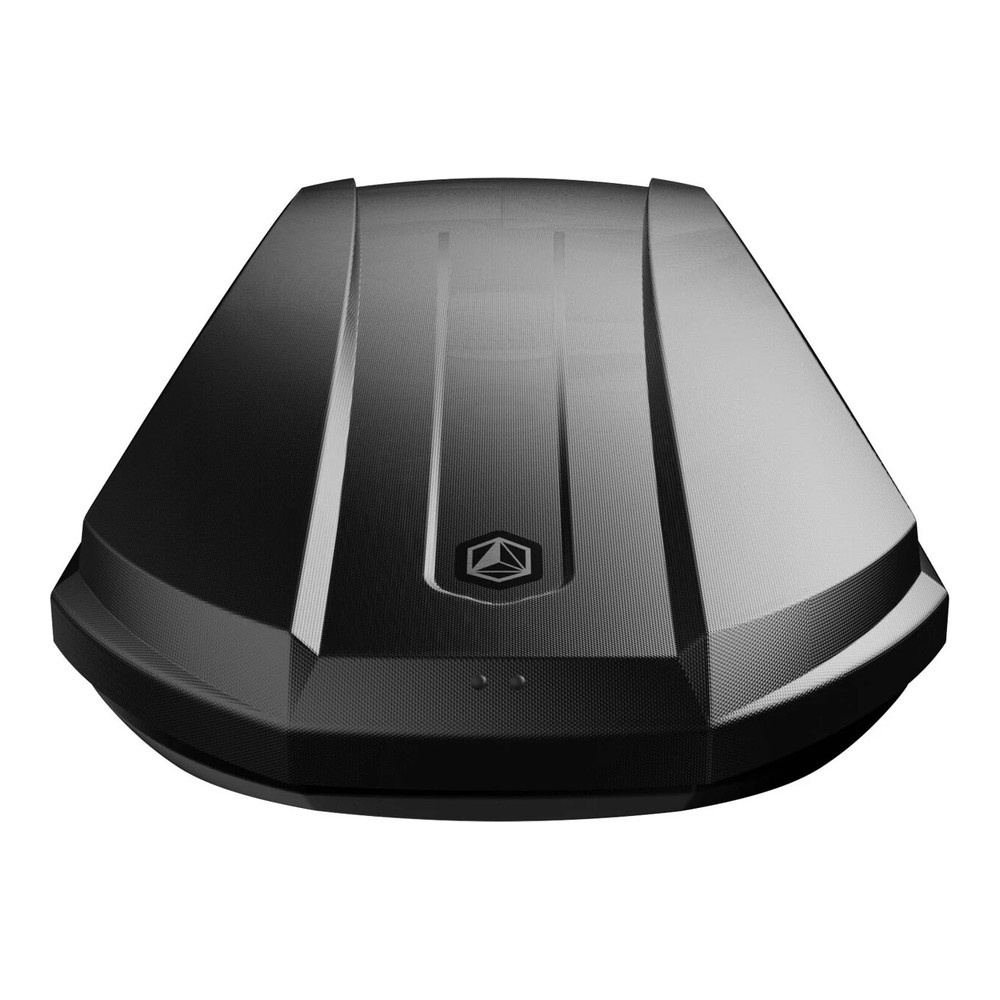 Box dachowy Northline RoadSpace HX czarny mat 420L – widok z góry z emblematem