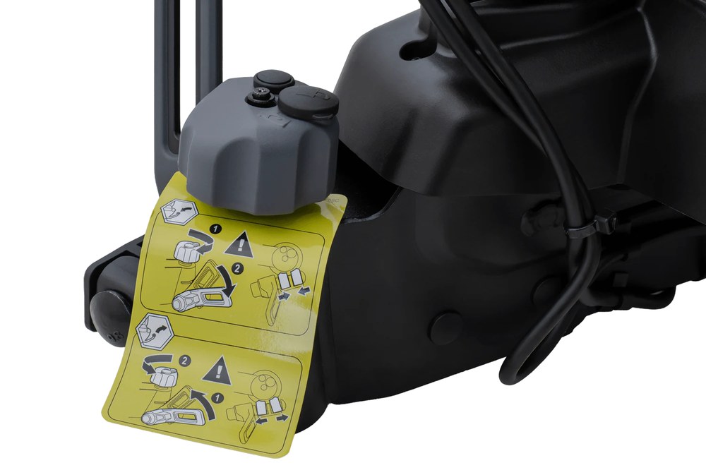 Inter Pack Spider 3 Lite – detal uchwytu rowerowego z gumowymi wkładkami ochronnymi - Sklep motozebra