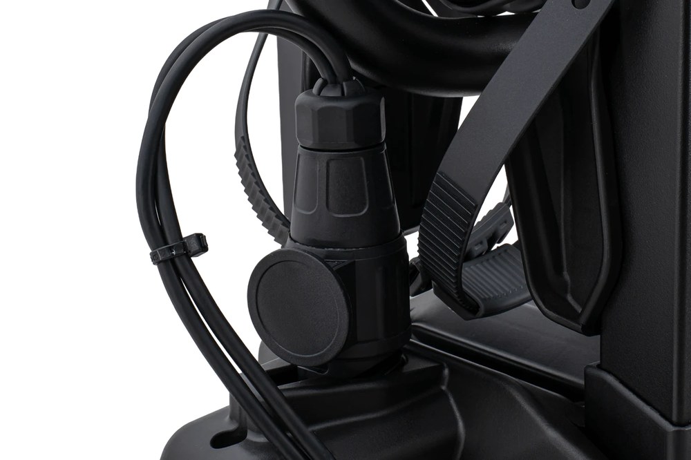 Inter Pack Spider 3 Lite – detal zwijacza kabla elektrycznego z tyłu platformy - Sklep motozebra