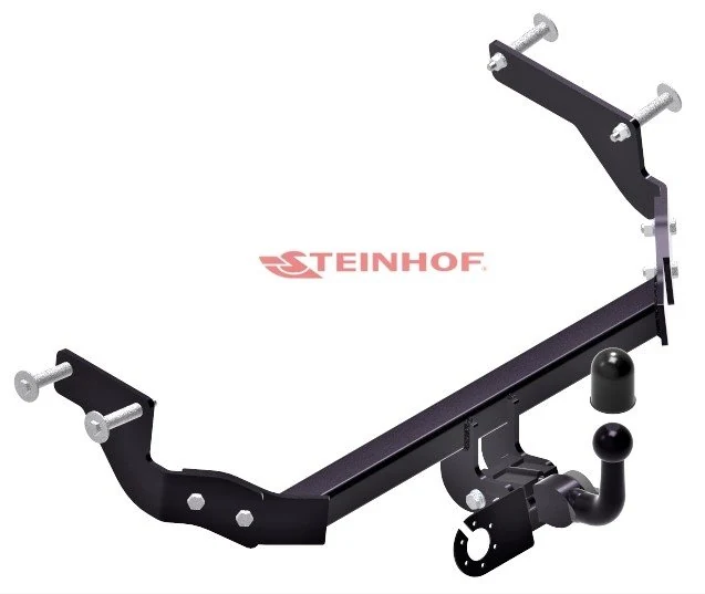 Hak holowniczy Steinhof Peugeot Bipper / Citroen Nemo / Fiat Fiorino i inne — kula wypinana poziomo (typ H)