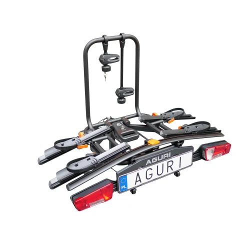 Przejdź do produktu Bagażnik rowerowy na hak Aguri Active E-Bike 2 PLUS czarny - rowery elektryczne + adapter