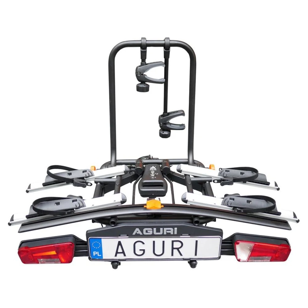 Aguri Active E-Bike 2 PLUS srebrny – widok od tyłu z rozłożonymi ramionami