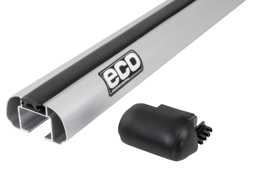 Bagażnik dachowy Eco Alubase 120 - uniwersalny, aluminiowy bagażnik na relingi