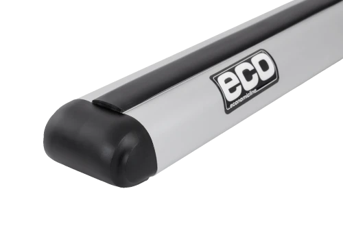 Bagażnik dachowy Eco Alubase 120 - uniwersalny, aluminiowy bagażnik na relingi