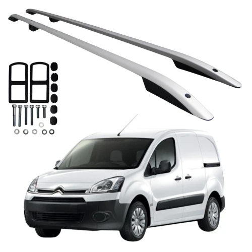 Relingi dachowe 5K Parts Peugeot Partner II / Citroen Berlingo II 2007-2018 srebrne