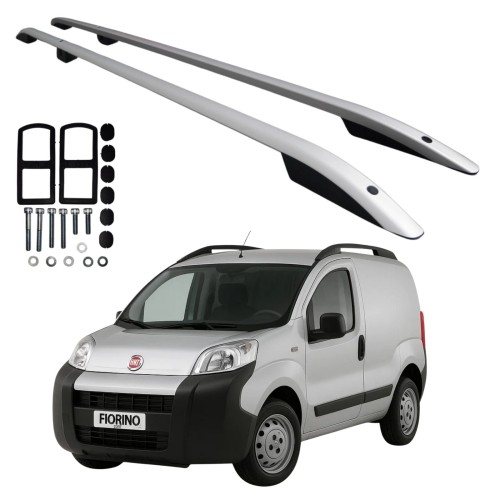 Przejdź do produktu Relingi dachowe 5K Parts Fiat Fiorino / Fiat Qubo / Citroen Nemo i inne 2008-2024 srebrne