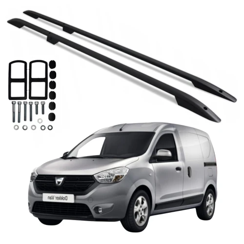 Relingi dachowe 5K Parts Dacia Dokker / Renault Express od 2013 czarne