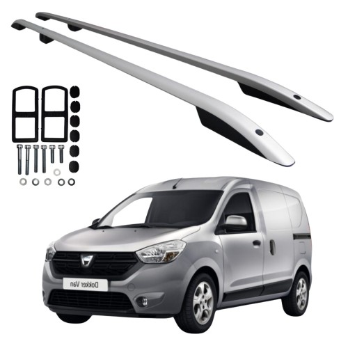 Przejdź do produktu Relingi dachowe 5K Parts Dacia Dokker / Renault Express od 2013 srebrne