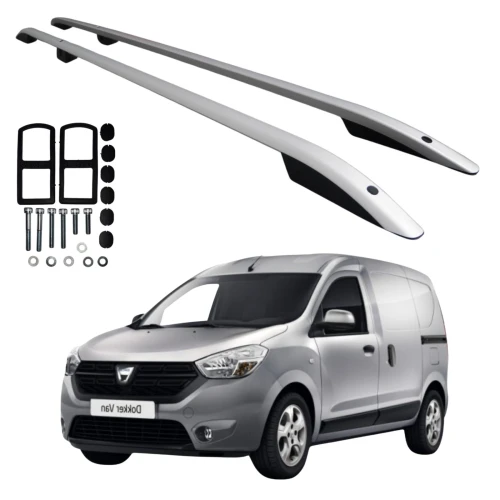 Relingi dachowe 5K Parts Dacia Dokker / Renault Express od 2013 srebrne