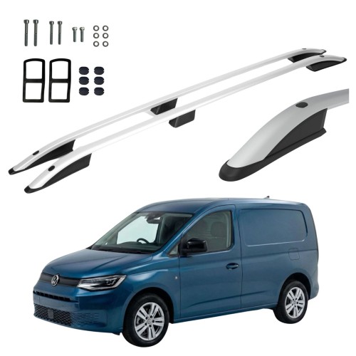 Przejdź do produktu Relingi dachowe 5K Parts Volkswagen Caddy III 2003-2020 krótkie L1 srebrne