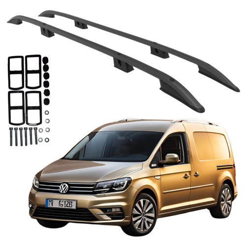 Przejdź do produktu Relingi dachowe 5K Parts Volkswagen Caddy III 2003-2020 długie Maxi czarne