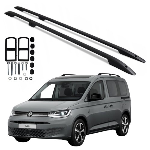 Przejdź do produktu Relingi dachowe 5K Parts Volkswagen Caddy / Ford Transit Connect III od 2020 krótkie L1 czarne